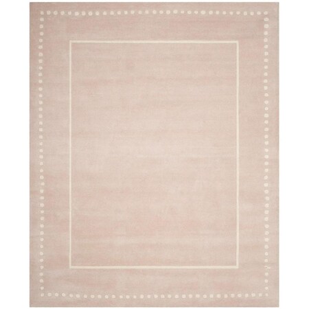 Safavieh 8 x 10 ft. Bella Hand Tufted Large Rectangle Area Rug, Light Pink & Ivory BEL151M-8